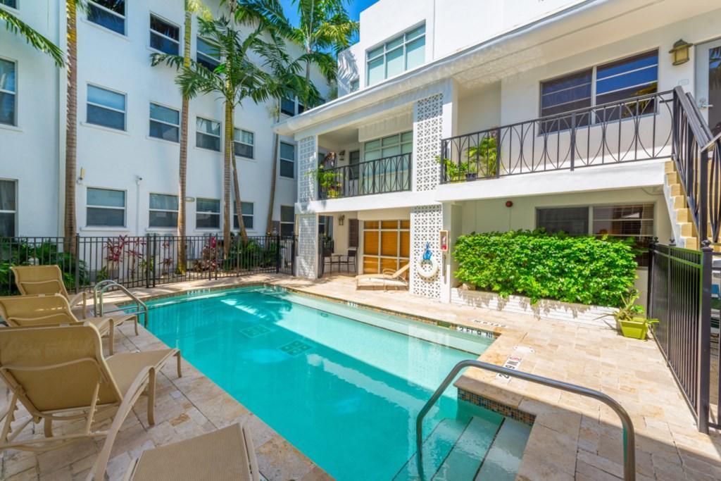 The Fountain 101 - One Bedroom Condominium Miami Beach Exterior photo